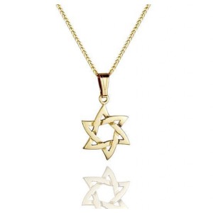 Star of David Pendant in 14k Yellow Gold Rafael Jewelry Designer Ketten & Anhänger