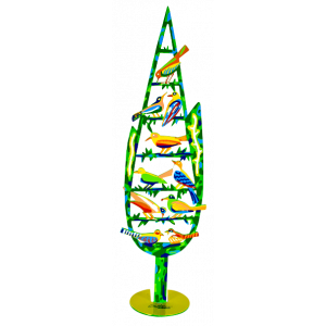 David Gerstein Cypress Tree Birds Sculpture Heimdeko