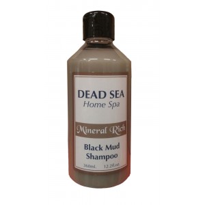 360 ml. Dead Sea Black Mud Shampoo Ein Gedi- Dead Sea Cosmetics