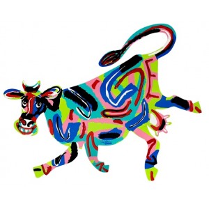 David Gerstein Elza Cow Sculpture Heimdeko