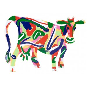 David Gerstein Israela Cow Sculpture Heimdeko