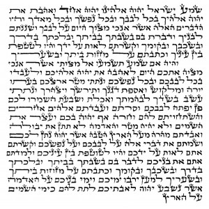 Sephardi Mezuzah Scroll, 12 cm Mezuzah Scrolls/Parchments
