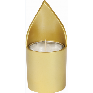Memorial Candle Holder in Gold by Yair Emanuel  Suporte para Velas