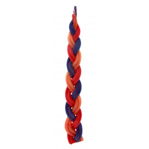 Safed Candles Havdalah Candle with Traditional Braids Jewish Holiday Candles