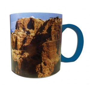 Ceramic Mug with Masada Photograph Coffee Mugs