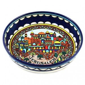 Armenian Ceramic Jerusalem Design Bowl Heim & Küche