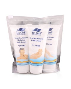 Dead Sea Foot Cream, Hand Cream & Body Lotion Travel Set  Kosmetika & Totes Meer