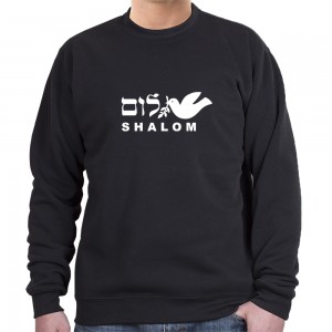 Israel Peace Sweatshirt with Shalom Dove Design (Variety of Colors) Israelische Hoodies