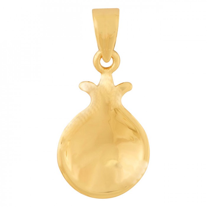 Pendant in Gold Plated Pomegranate 