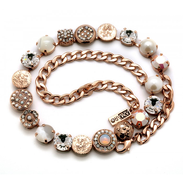 Dramatic Pearl and Gemstone Amaro Necklace – Adjustable Length