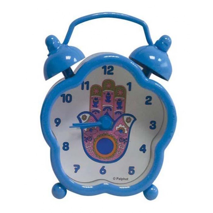 Flower Hamsa Mini Clock