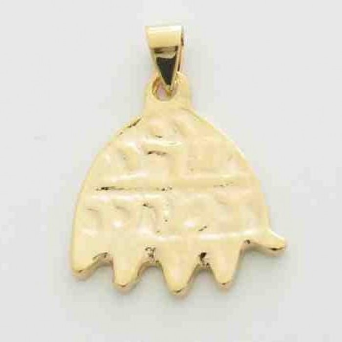 Hamsa Pendant with Modern Design in Gold Plated