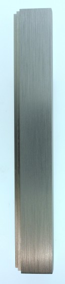 Silver Brushed Anodized Aluminum Stair Mezuzah by Adi Sidler