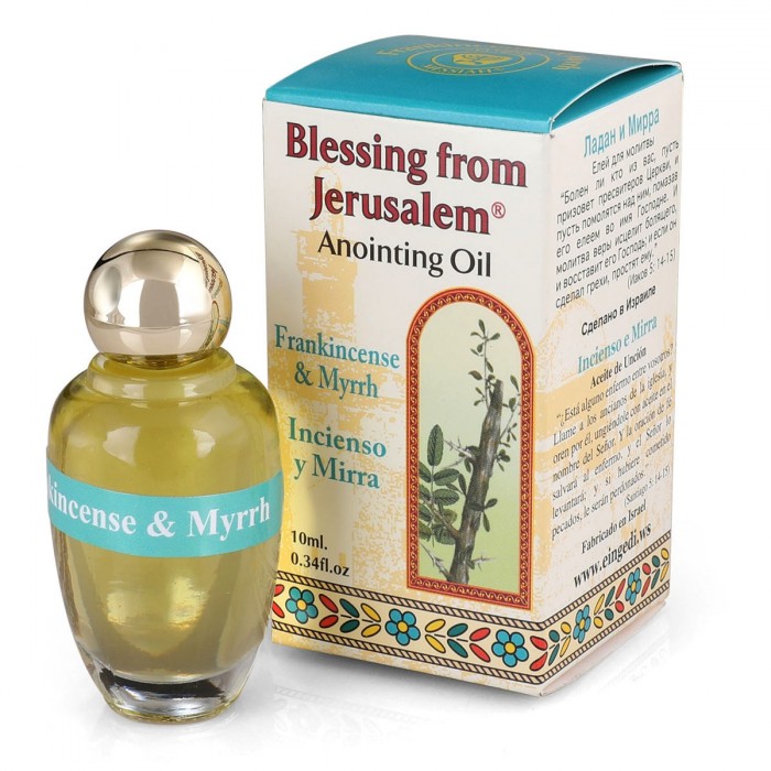 Frankincense and Myrrh Anointing Oil with Biblical Spices (10ml)