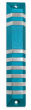 Mezuzah Turquoise Trapeze with Stripes in Anodized Aluminum by Nadav Art
