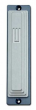 Mezuzah in Two Colors Anodized Aluminum Plates by Nadav Art