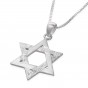 Sterling Silver Pendant with Star of David Design by Estee Brook