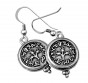 Sterling Silver Earrings with Ancient Israeli Coin Design by Rafael Jewelry