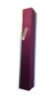 Side Purple Aluminum Mezuzah with Silver Panel by Adi Sidler