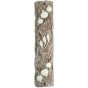 Mezuzah with White Pomegranates in Polyresin Large