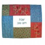 Yair Emanuel Challah Cover in Multi-Colored Patchwork with Pomegranate Designs