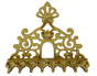 Brass Hanukkah Menorah with 16th Century Italian Design