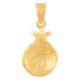 Pendant in Gold Plated Pomegranate 