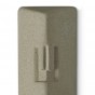 Concrete Mezuzah with Recessed Hebrew Letter Shin by ceMMent