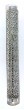 Silver Plated Mezuzah with Floral Pattern and Hebrew Letter Shin