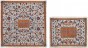 Yair Emanuel Matzah Cover Set with Embroidered Oriental Floral Pattern