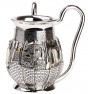 Sterling Silver Plated Washing Cup with Jerusalem Panorama and Wide Handles