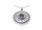 Medallion Pendant with Jacob's Blessing & Onyx Gemstone