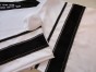 Tallit in White & Black with Silver Embroidery by Galilee Silks