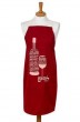 Cotton Apron with Israeli Wine Design in Red