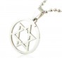 Star of David in Circle Necklace